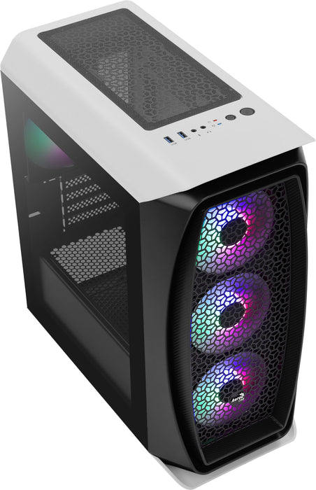 Caja Gaming Minitorre Aerocool Aero One Mini Frost Blanco