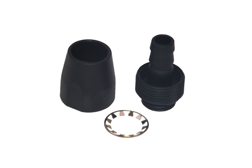 Boquilla De Rosca Alphacool Hf Tpv - Recta - Negra, Conexión Negra (Mate), Juego De 6, Recta 17453