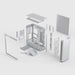 EAN 7340172713401 - Fractal Design Define One Light TG Clear Tint Midi Tower Blanco imagen 5
