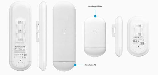 EAN 0817882024099 - Ubiquiti NanoStation AC Loco 1000 Mbit/s Blanco imagen 2