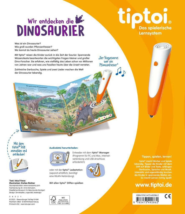 EAN 9783473492862 - tiptoi 49286 libro Dinosaurios Alemán 16 páginas Tapa dura imagen 3