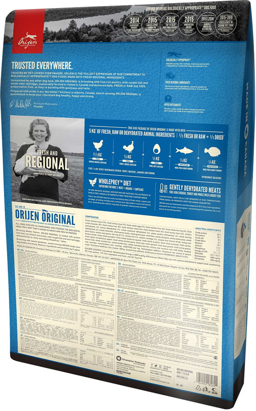 EAN 64992182205 - Orijen Original 2 kg Adulto Pollo, Pescados, Pavo imagen 2