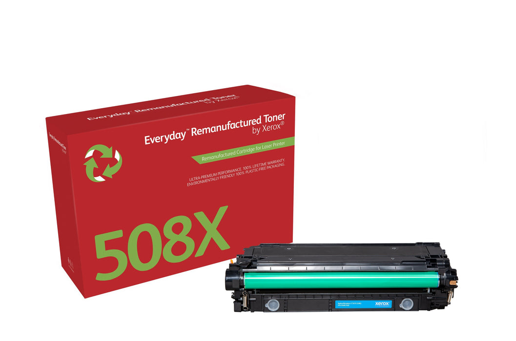 Xerox Cartucho De Tóner Cian. Equivalente A Hp Cf361x. Compatible Con Hp Colour Laserjet Enterprise M552, Colour Laserjet Enterprise M553, Colour Laserjet Enterprise M577