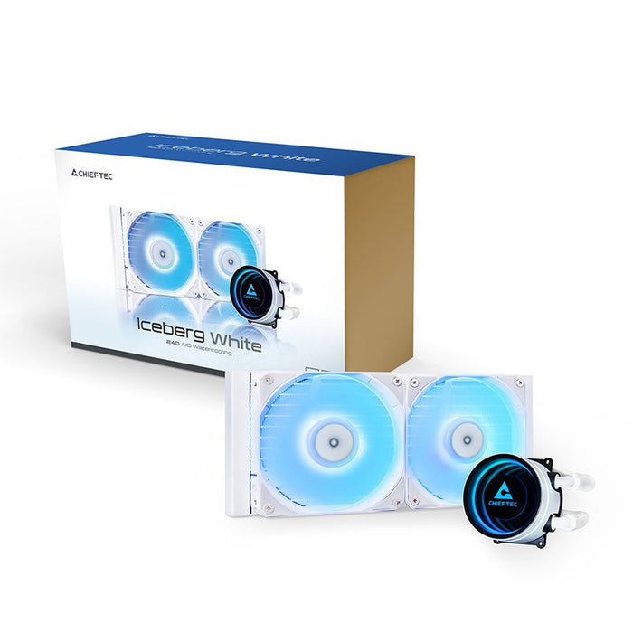 EAN 0753263079022 - Chieftec ICEBERG 240-RGB-W Carcasa del ordenador Sistema de refrigeración líquida todo en uno 12 cm Blanc imagen 8