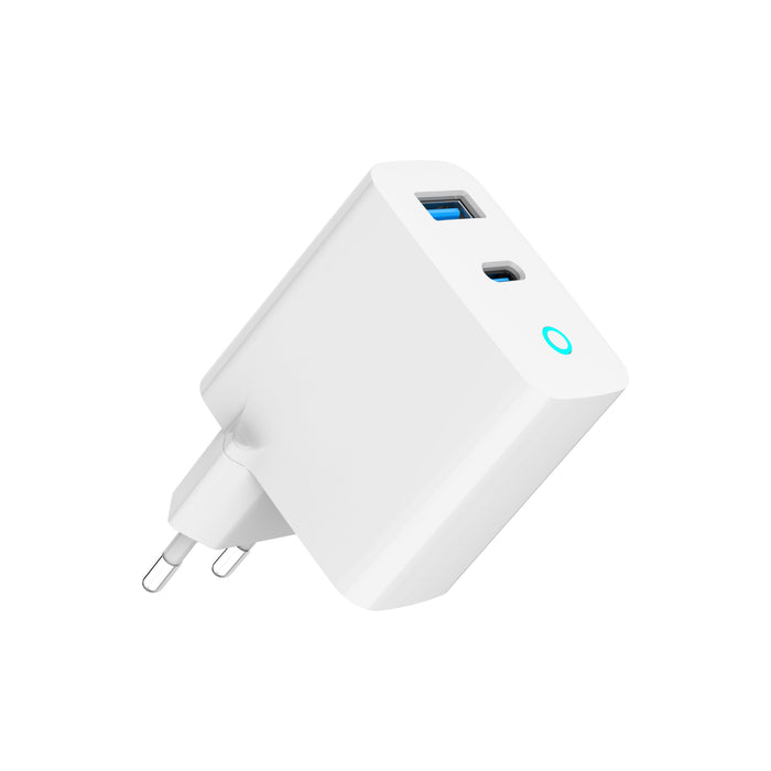 EAN 8716309129589 - Gembird 2 Port 30W GaN USB Schnellladegerät LED Weiß TA-UC-PDQC30L-W-01 Monitor de vídeo para bebé, Tecla imagen 3