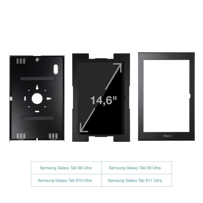 Marco Antirrobo Para Tablet Tooq Tqatte2601-L-B Negro