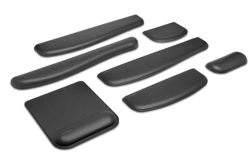 Kensington Alfombrilla Reposamuñecas Para Ratón Ergosoft, Negro, Monótono, Descansa Muñecas