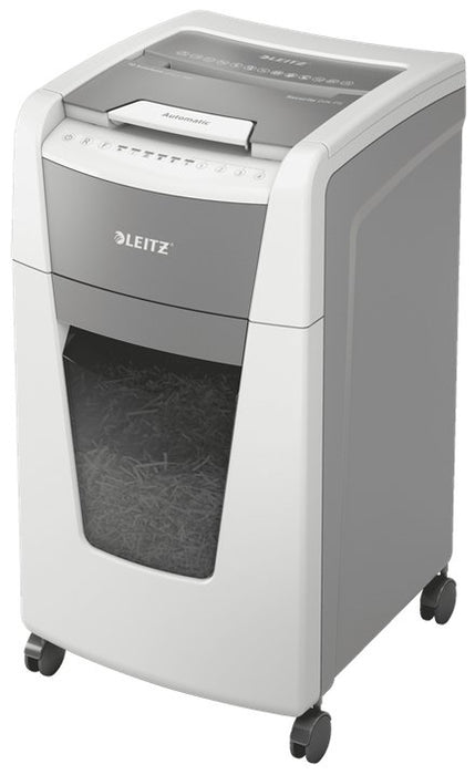 EAN 4002432124138 - Leitz 80160000 triturador de papel Microcorte 55 dB 22 cm Gris, Blanco imagen 1
