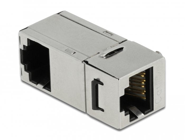 Keystone Modul Rj45 Buchse Zu Rj45 Buchse Cat.6a 90° Gewinkelt