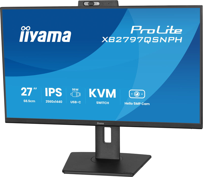 Monitor  Iiyama  27" Xb2797qsnph-W1 16:9 Hdmi+Dp+2xusb-C