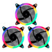 EAN 6940533544951 - UNYKAch Fan CANDY 30 ARGB Ring Led 120 mm Carcasa del ordenador 12 cm Negro 3 pieza(s) imagen 1
