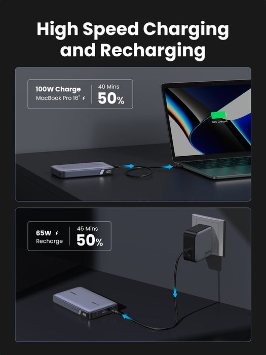 EAN 6941876221868 - Ugreen 25188 batería externa 20000 mAh Gris imagen 4