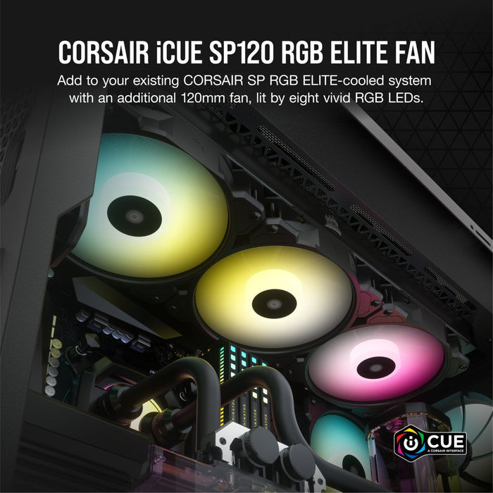 Ventilador Caja Corsair Sp Series Sp120 Rgb Elite 120mm Con Airguide Single Pack Co-9050108-Ww Ventilador Caja Corsair Sp Series Sp120 Rgb Elite 120mm Con Airguide Single Pack Co-9050108-Ww