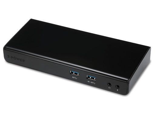 EAN 5055190174340 - 2-Power DOC0101A base para portátil y replicador de puertos Acoplamiento Negro imagen 1