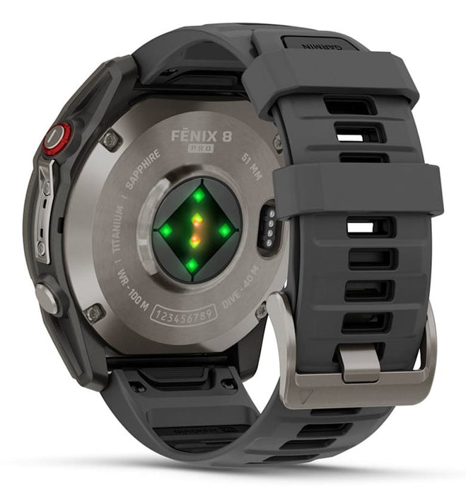 EAN 753759351007 - Garmin fēnix 8 Pro 3,56 cm (1.4") AMOLED 51 mm Digital 454 x 454 Pixeles Pantalla táctil Grafito, Titanio  imagen 11