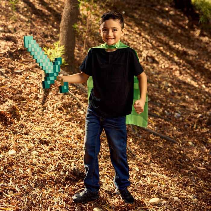 EAN 0192995156234 - Disguise Diamond Sword & Creeper Cape Armas y armadura para disfraz Niño Cualquier género imagen 9