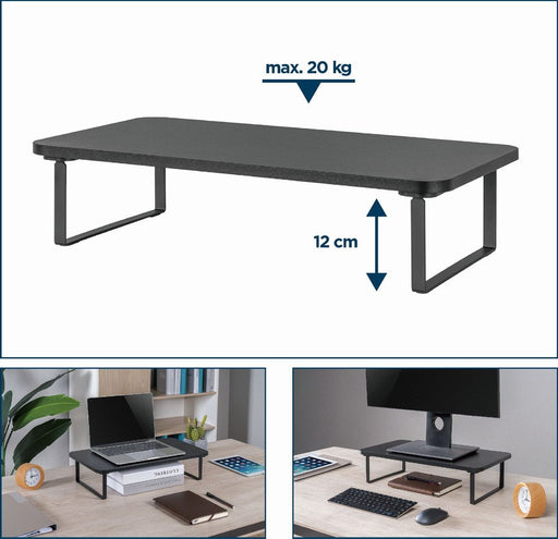 EAN 8716309127769 - Gembird MS-TABLE-03 soporte para monitor Escritorio Negro imagen 1