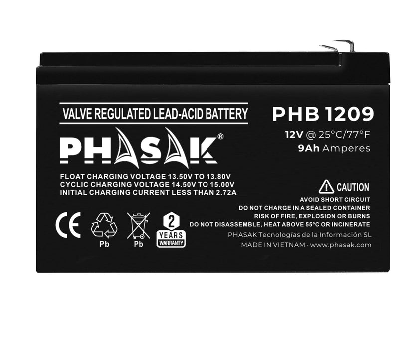 EAN 5605922047222 - Phasak PHB 1209 batería para sistema ups Sealed Lead Acid (VRLA) imagen 4