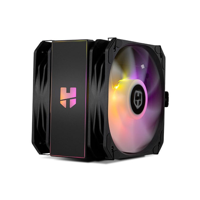 Ventilador Cpu Nox Hummer H-200 Argb 2xvent 130mm Pwm