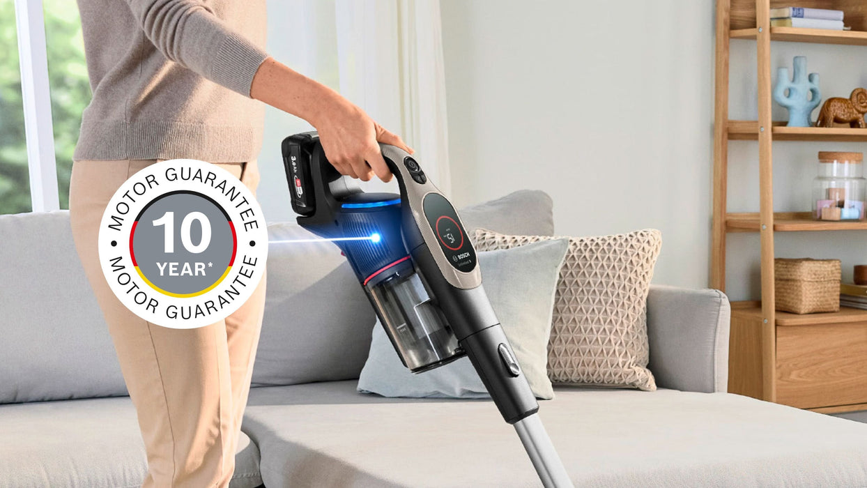 Aspiradora  Bosch Bcs931gac De Pie Y Escoba Eléctrica Aspiradora Escoba Batería Secar Hepa Sin Bolsa 0,4 L Grafito 3 Ah