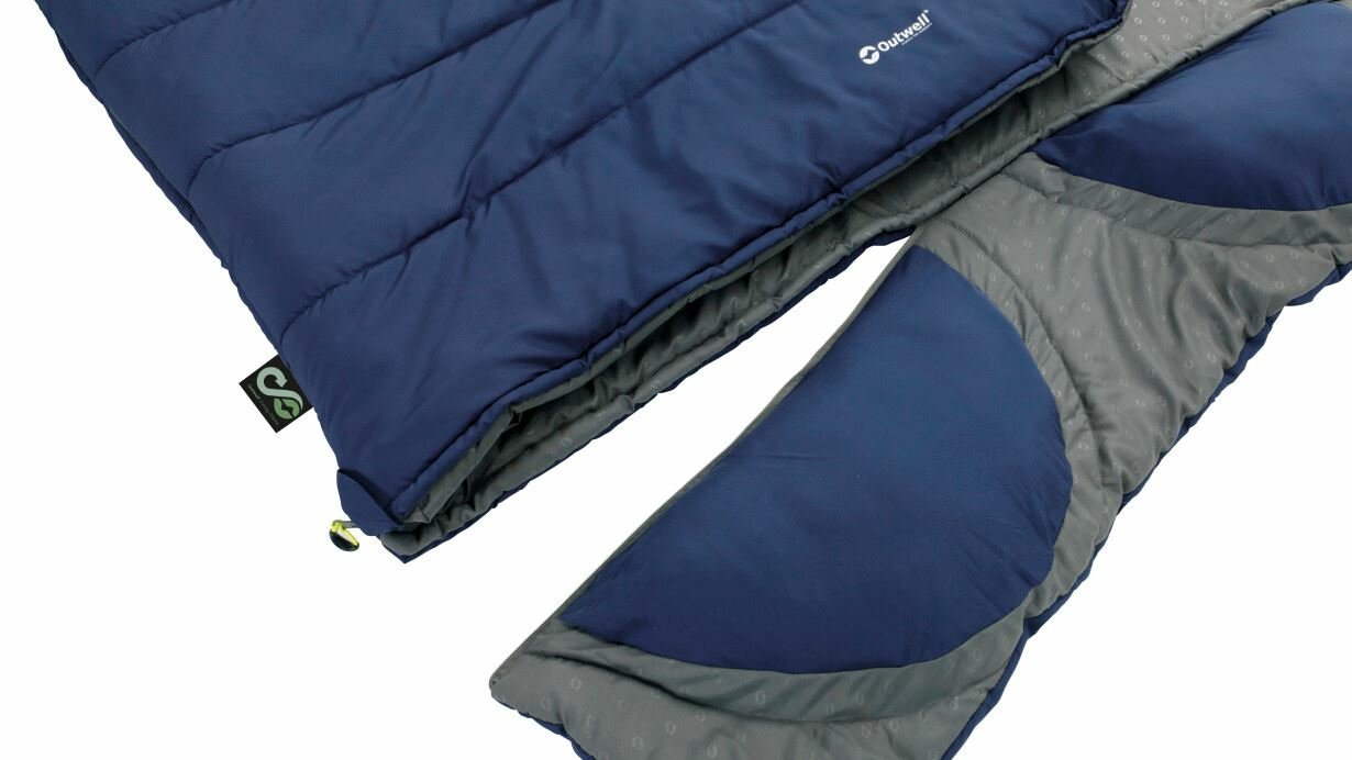 EAN 5709388136084 - Outwell Contour Lux Double Imperial Adulto Saco de dormir rectangular Poliéster Azul imagen 3