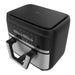EAN 8435484049962 - Cecotec Cecofry Dual 9000 Sencillo 9 L Independiente 2850 W Freidora de aire caliente Negro, Acero inoxid imagen 3