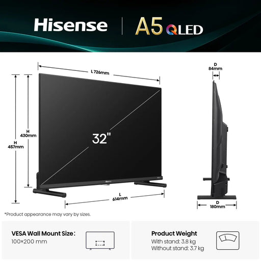 EAN 6942351418179 - Hisense 32A5Q 81,3 cm (32") Full HD Smart TV Wifi Negro imagen 2