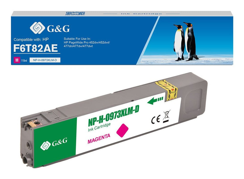G&G Tintencartucho Compatible Hp 973x F6t82ae Xl-Magenta