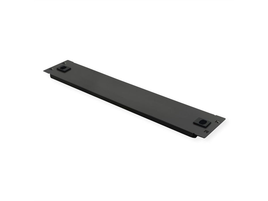 Roline 19-Zoll-Blindplatte Snap-In, 2 He, Schwarz