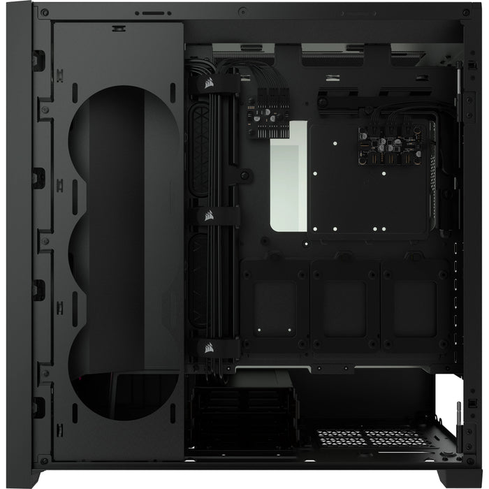 Caja Pc Corsair Icue 5000x Cristal Templado Negra