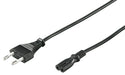 EAN 5706998322104 - Microconnect PE030705 cable de transmisión Negro 0,5 m CEE7/16 C7 acoplador imagen 1