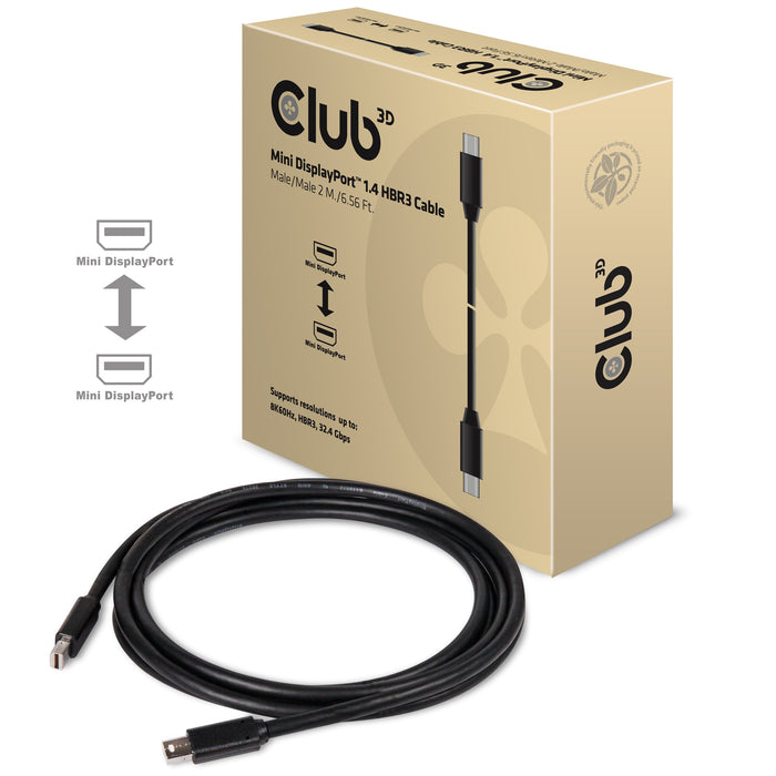 EAN 8719214470647 - CLUB3D CAC-1164 cable DisplayPort 2 m Negro imagen 2