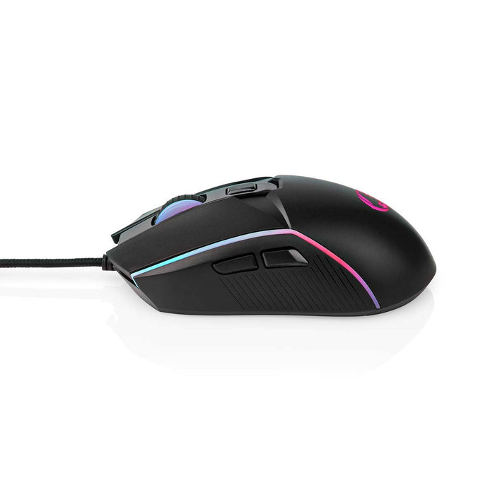 EAN 5412810411269 - Nedis GMWD510BK ratón Juego mano derecha USB tipo A Óptico 7200 DPI imagen 5