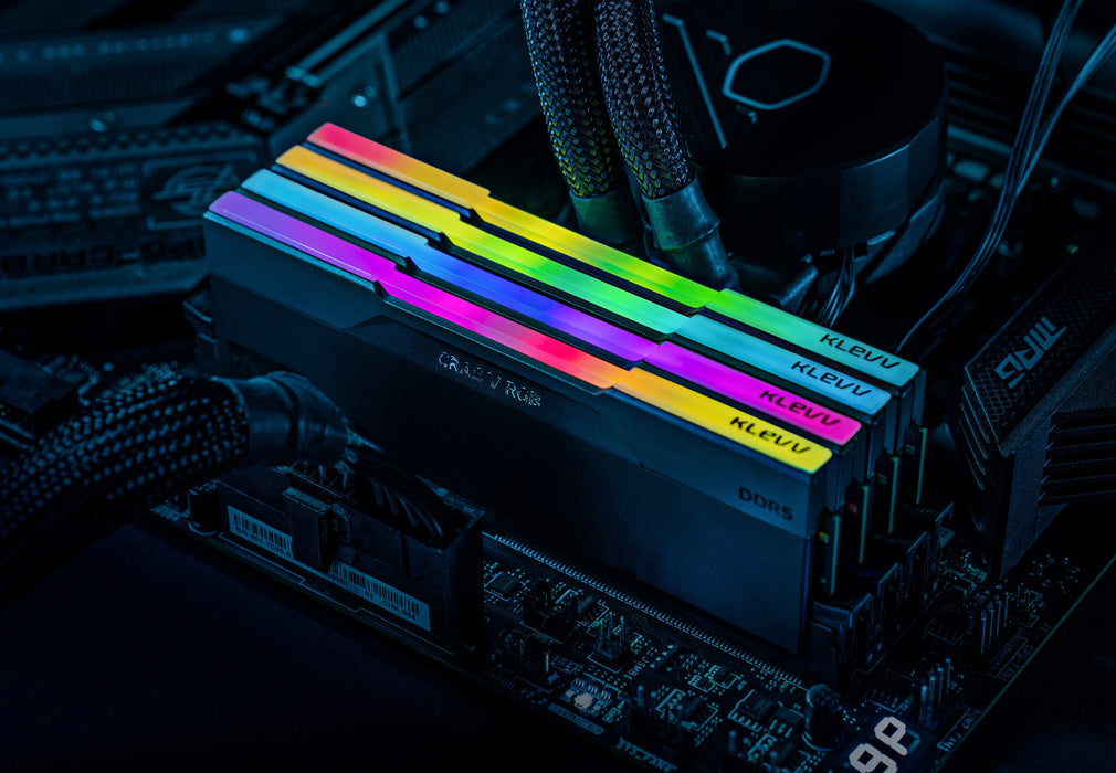 Memoria Klevv 64 Gb 2x32gb Ddr5-Ram Pc6000 Cras V Range Rgb H S