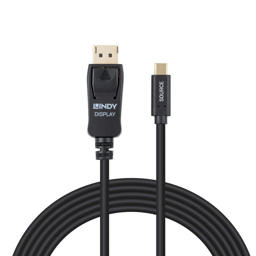 EAN 4002888435024 - Lindy 43502 adaptador de cable de vídeo 3 m USB Tipo C DisplayPort Negro imagen 2