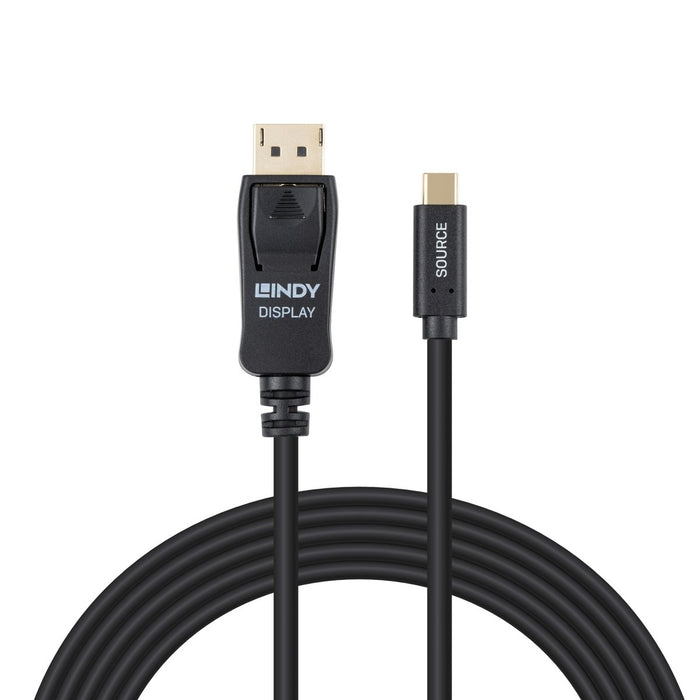 EAN 4002888435024 - Lindy 43502 adaptador de cable de vídeo 3 m USB Tipo C DisplayPort Negro imagen 2