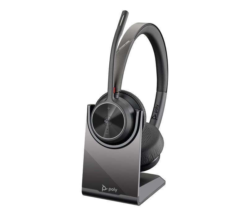 EAN 0197029610126 - HP Poly Voyager 4320 Microsoft Teams Certified Headset +BT700 dongle +Charging Stand Inalámbrico y alámbr imagen 2
