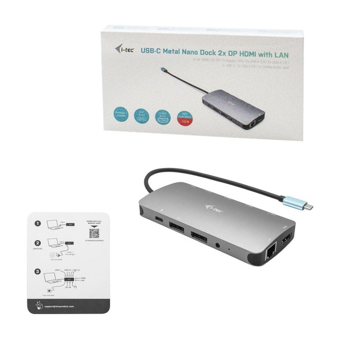 EAN 8595611703348 - i-tec Metal C31NANODOCKPROPD base para portátil y replicador de puertos Alámbrico USB 3.2 Gen 1 (3.1 Gen  imagen 4