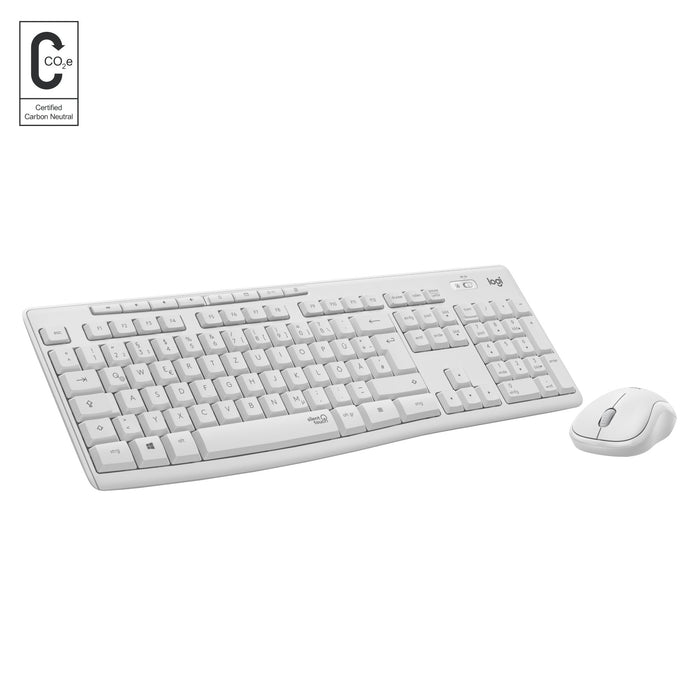 EAN 5099206092594 - Logitech 920-009824 teclado Ratón incluido Oficina RF inalámbrico QWERTY Internacional de EE.UU. Blanco imagen 1