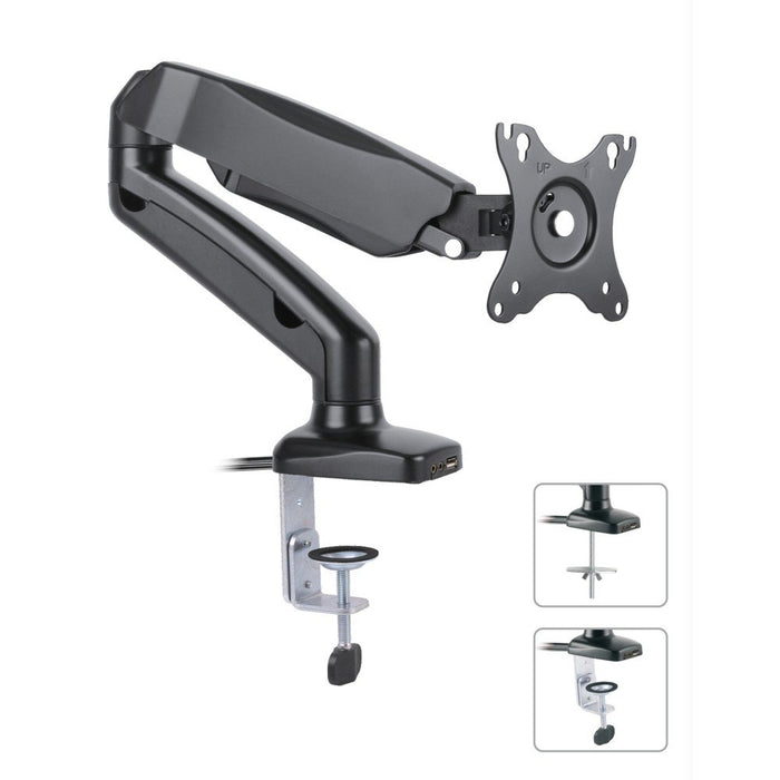 EAN 8051128102857 - Techly ICA-LCD 514 soporte para monitor 68,6 cm (27") Escritorio Negro imagen 4