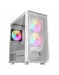 EAN 8435443721342 - Nfortec NF-CS-DYS-W carcasa de ordenador Torre Blanco imagen 1