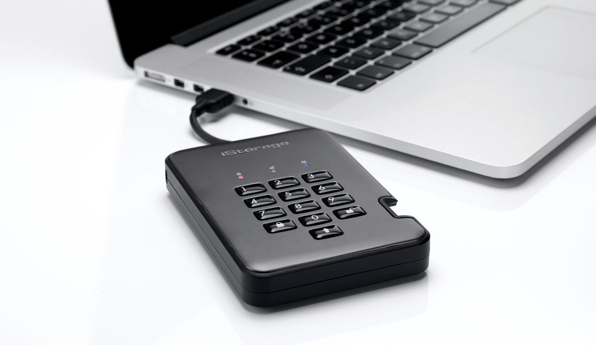 Disco Hdd Externo Istorage Pro2 De 1 Tb Usb-A 3.1 Plata