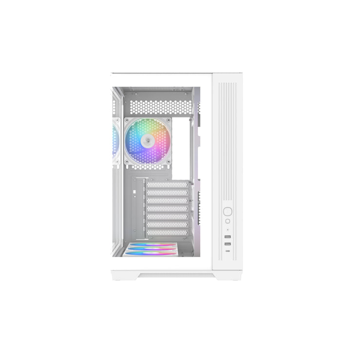Sama V52 Atx Mid-Tower Atx Pc Case White Retail