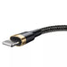 EAN 6953156296329 - Baseus CALKLF-RV1 cable de conector Lightning 3 m Oro, Negro imagen 1