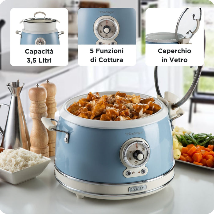 EAN 8003705118485 - Ariete 2904/05 arrocera 3,5 L 700 W Azul claro imagen 9
