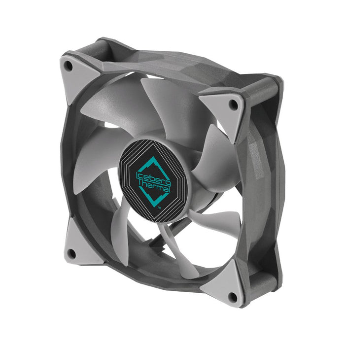 EAN 1230000071109 - Iceberg Thermal IceGALE Xtra Carcasa del ordenador Ventilador 8 cm Gris 1 pieza(s) imagen 2