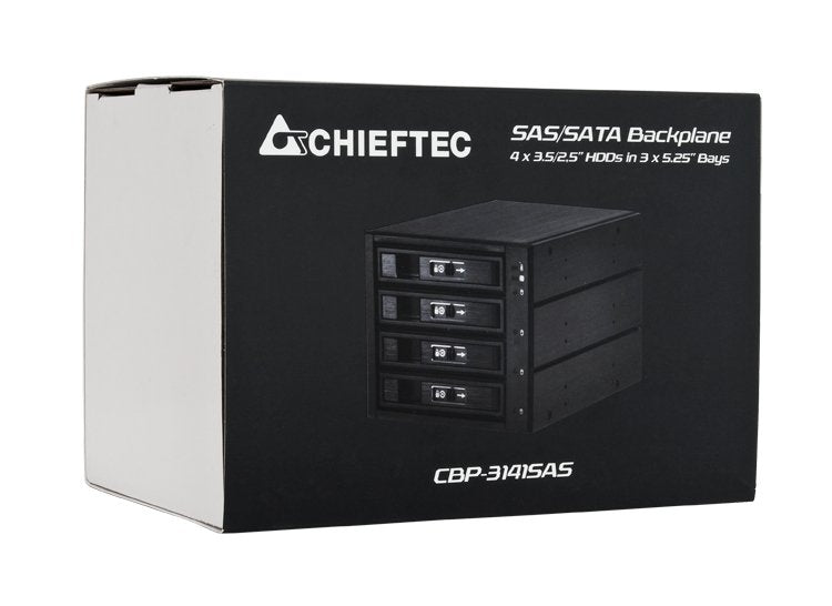 EAN 4710713230262 - Chieftec CBP-3141SAS panel bahía disco duro Negro imagen 6