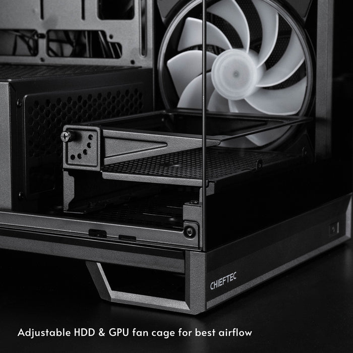 Chieftec Vista Max (Negro, Tempered Glass X 2) Gx-30b-Op