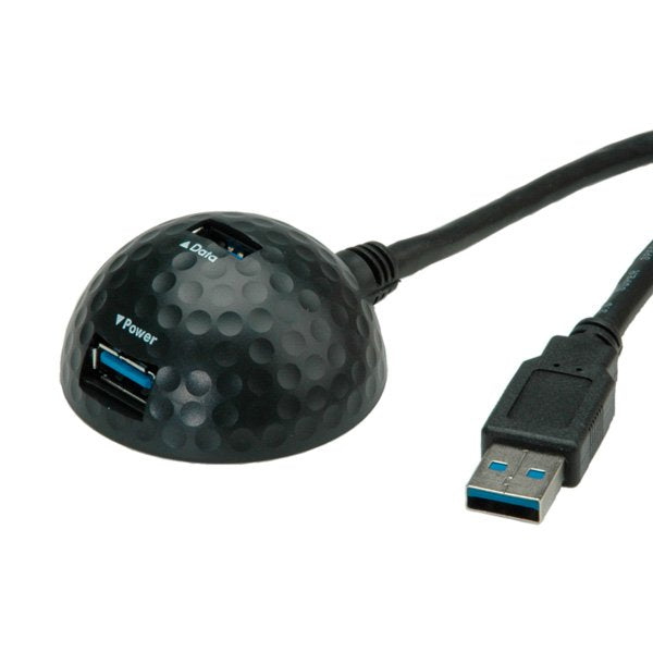 Value Usb 3.2 Gen 1 Dockingcable, Dome, Schwarz, 1,5 M