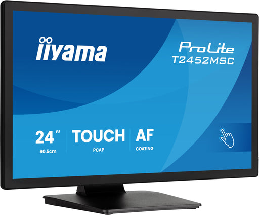 EAN 4948570127221 - iiyama ProLite T2452MSC-B2 pantalla para PC 61 cm (24") 1920 x 1080 Pixeles Full HD Pantalla táctil Negro imagen 2